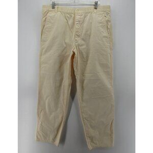 ACA Joe Pants 36X30 Khaki 764 Chino Field Button Fly Trousers Canvas *